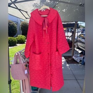 Red vintage robe!!